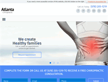 Tablet Screenshot of healthclubchiropractic.com